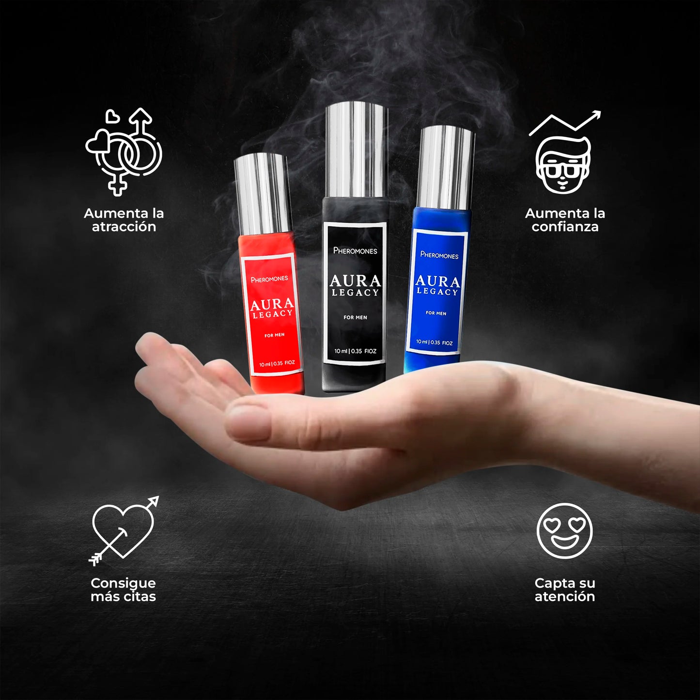 Aura Legacy Black - El secreto de tu atracción